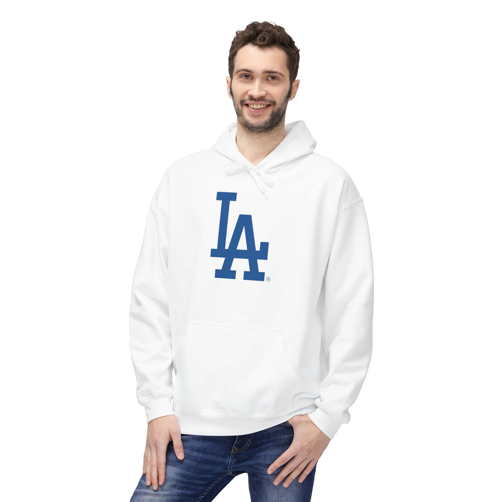 LA Dodgers Inspired Unisex Midweight Softstyle Fleece Hoodie