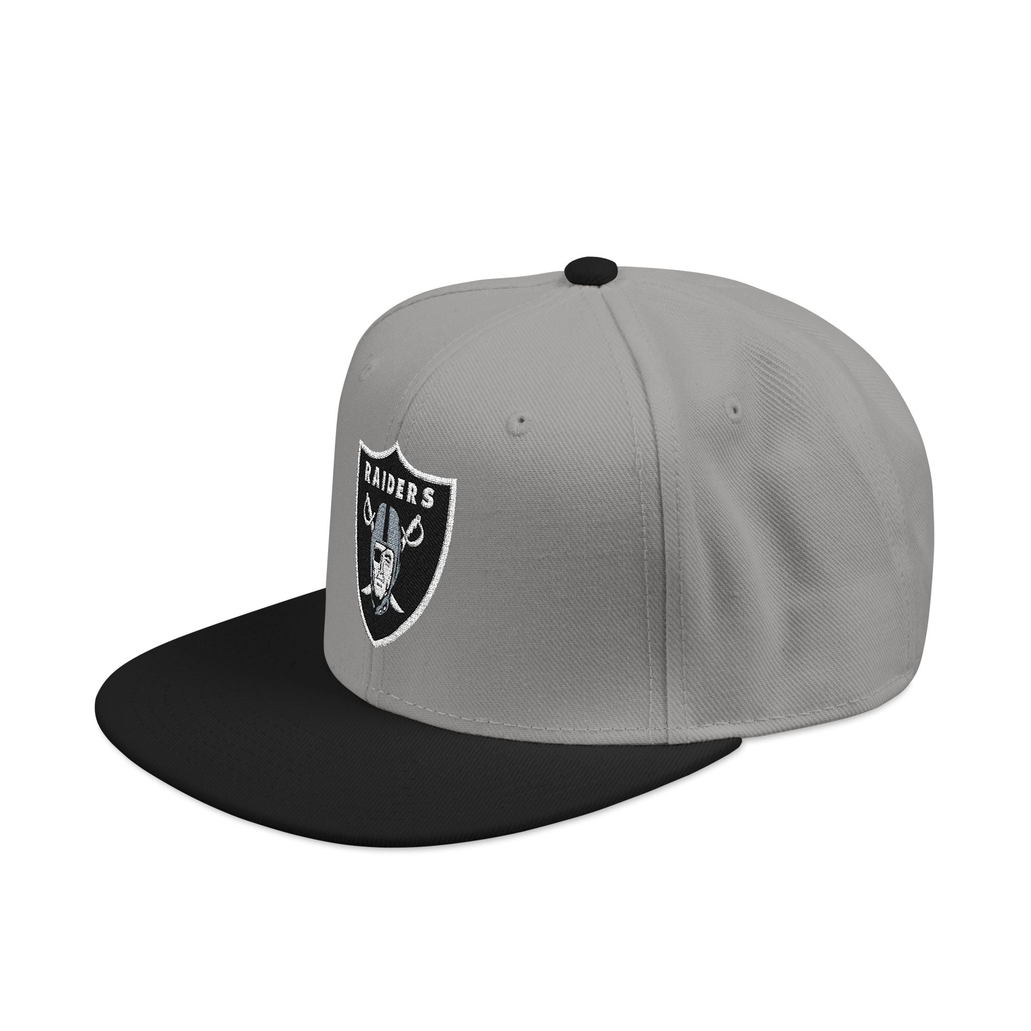 Raiders Embroidered Snapback Hat