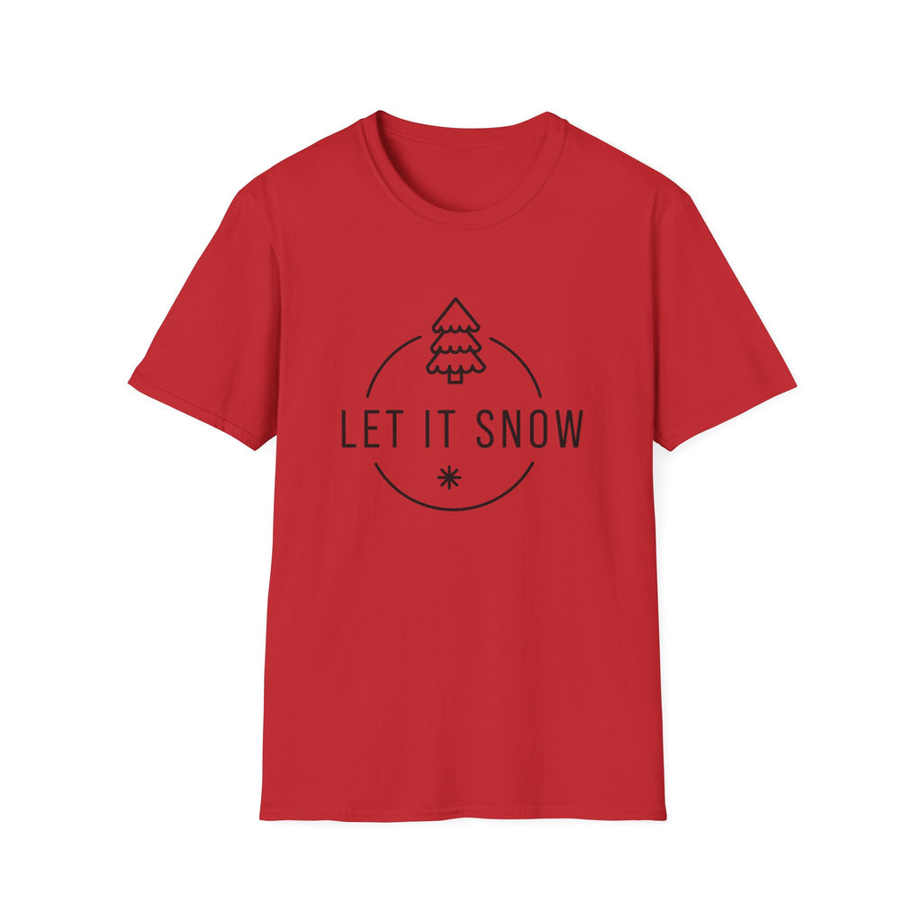 Winter Vibes 'Let It Snow' Unisex Softstyle T-Shirt