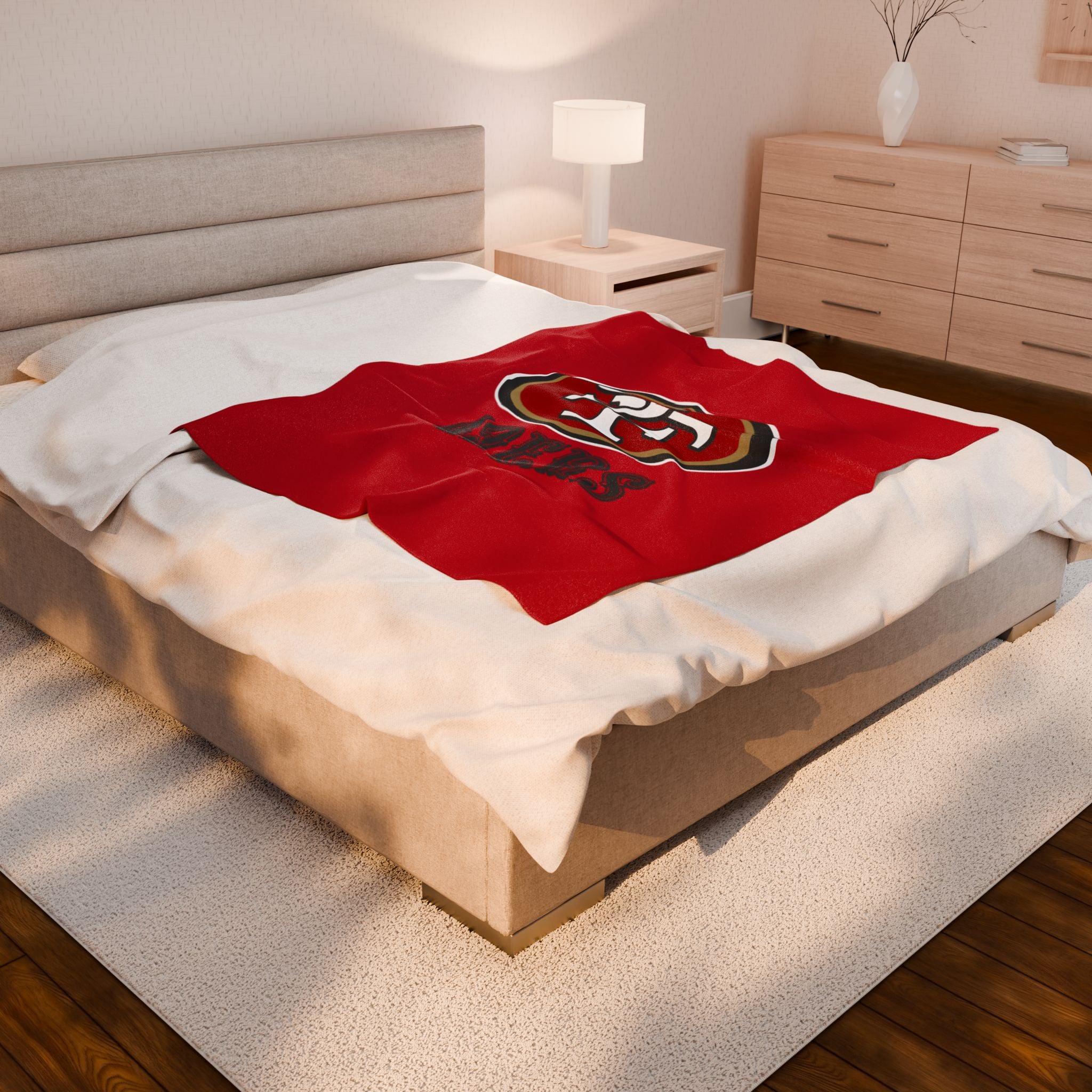 49ers, Cozy Sports Plush Throw Blanket