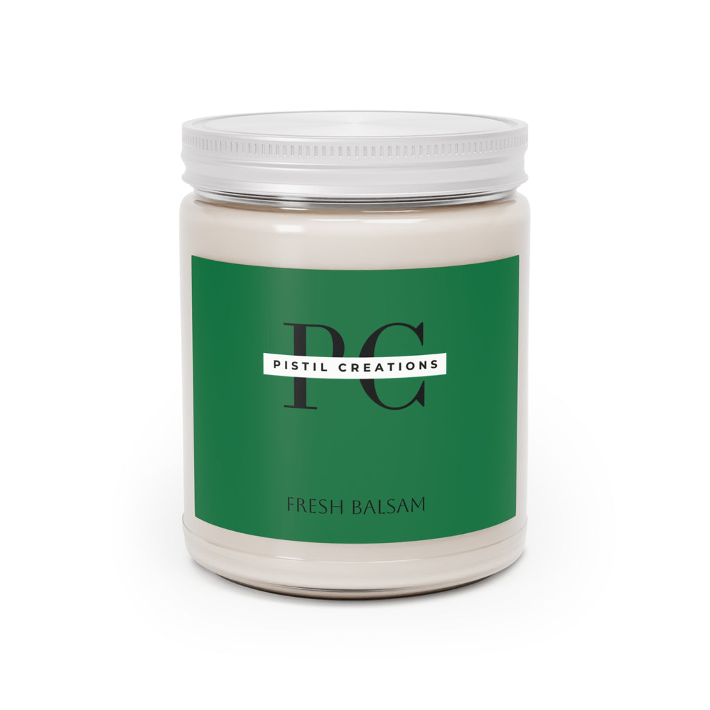 Spiced Pumpkin Ginger, Fresh Balsam pine, Vanilla, Scented Soy Candle