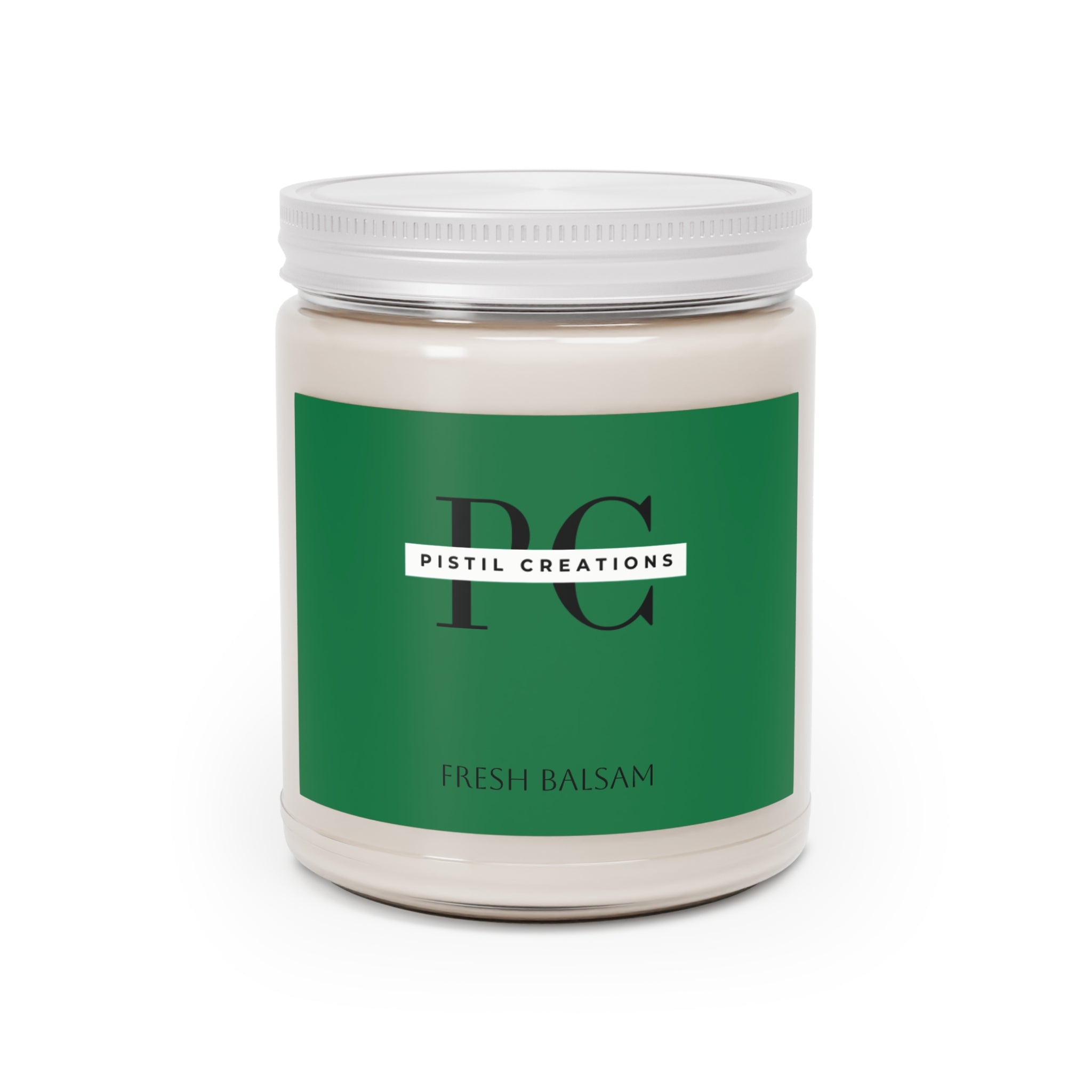 Spiced Pumpkin Ginger, Fresh Balsam pine, Vanilla, Scented Soy Candle