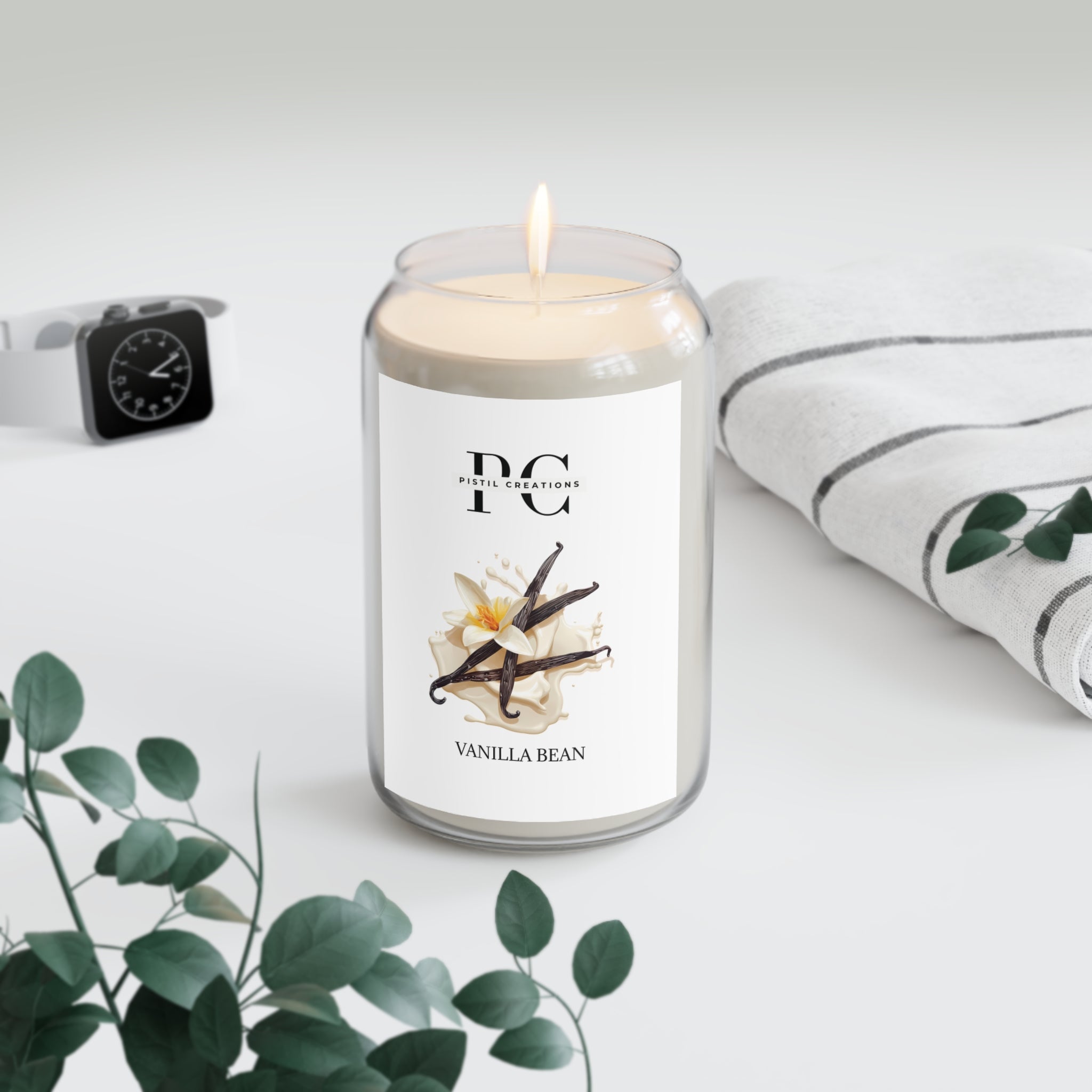 Scented Soy Candle, Seasonal Décor