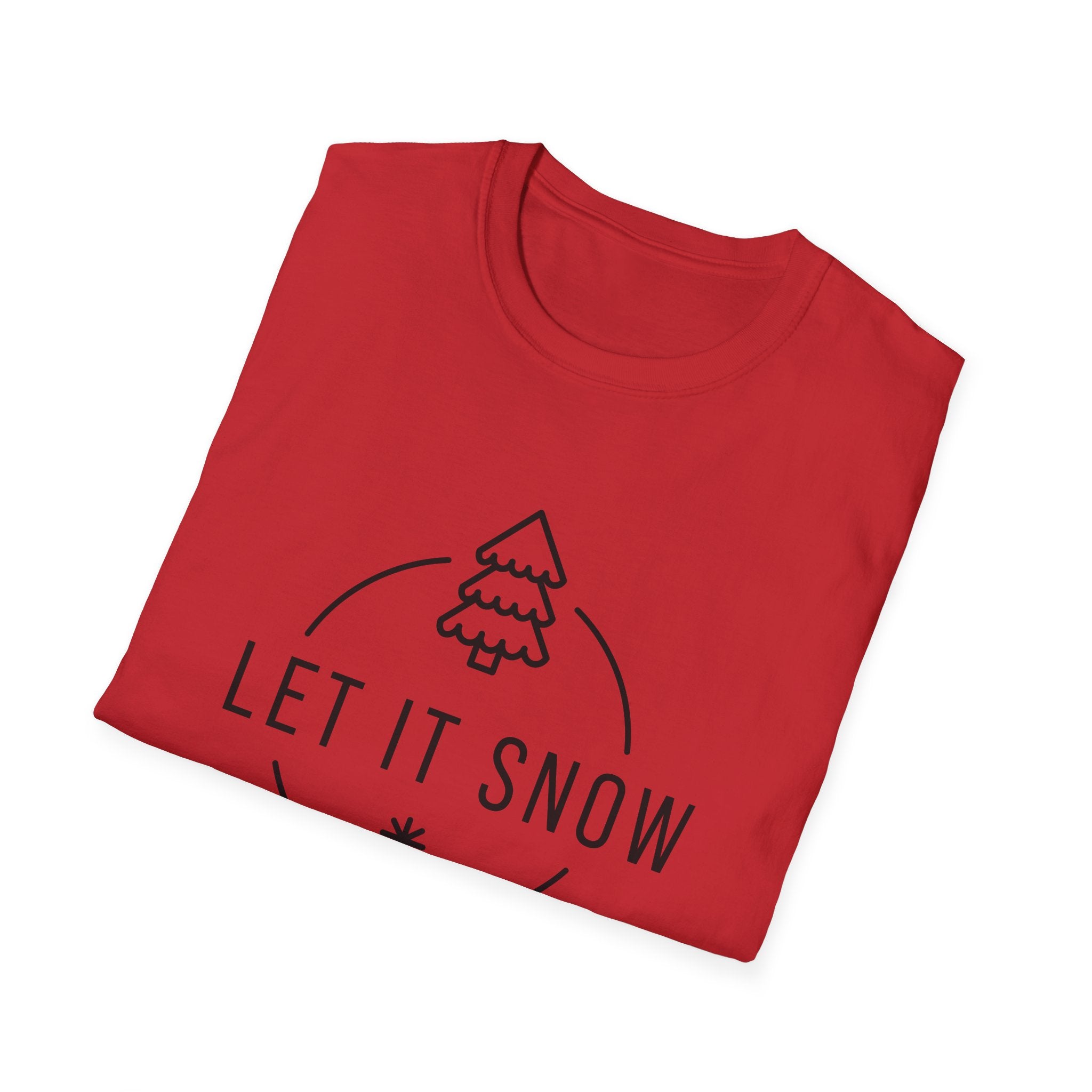 Winter Vibes 'Let It Snow' Unisex Softstyle T-Shirt