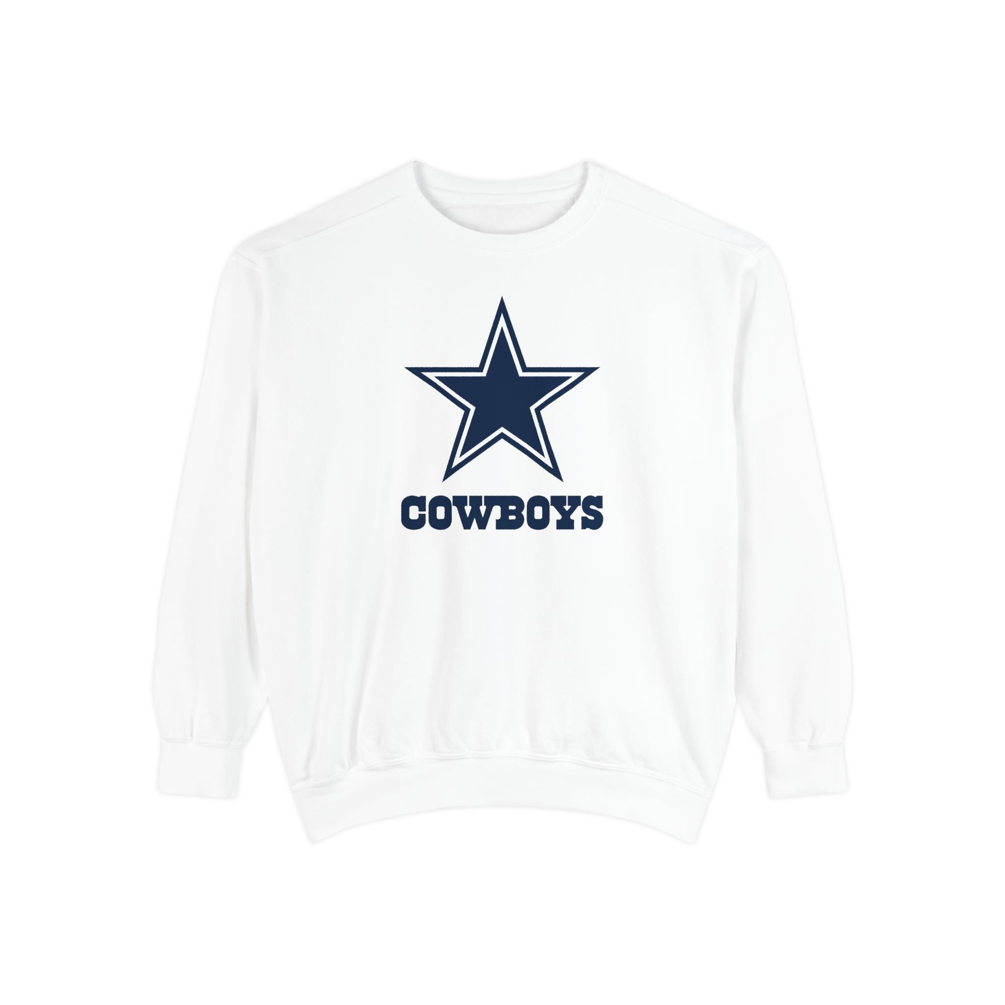 Cowboys, Unisex Garment-Dyed Sweatshirt