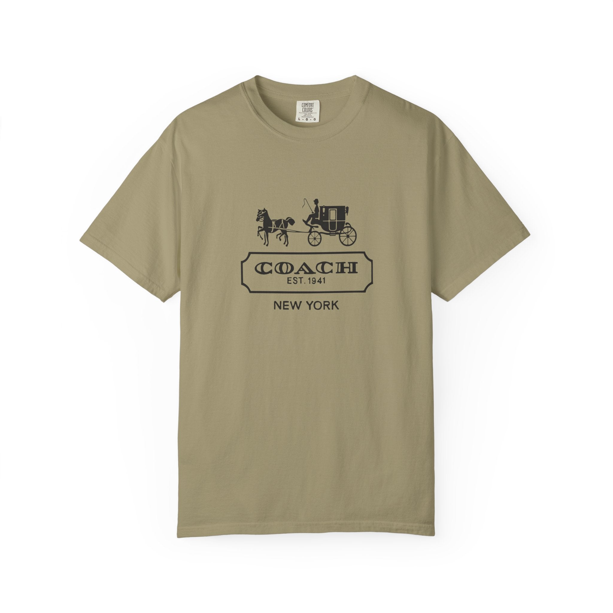 New York Coach Graphic Tee, Vintage-Inspired, Unisex