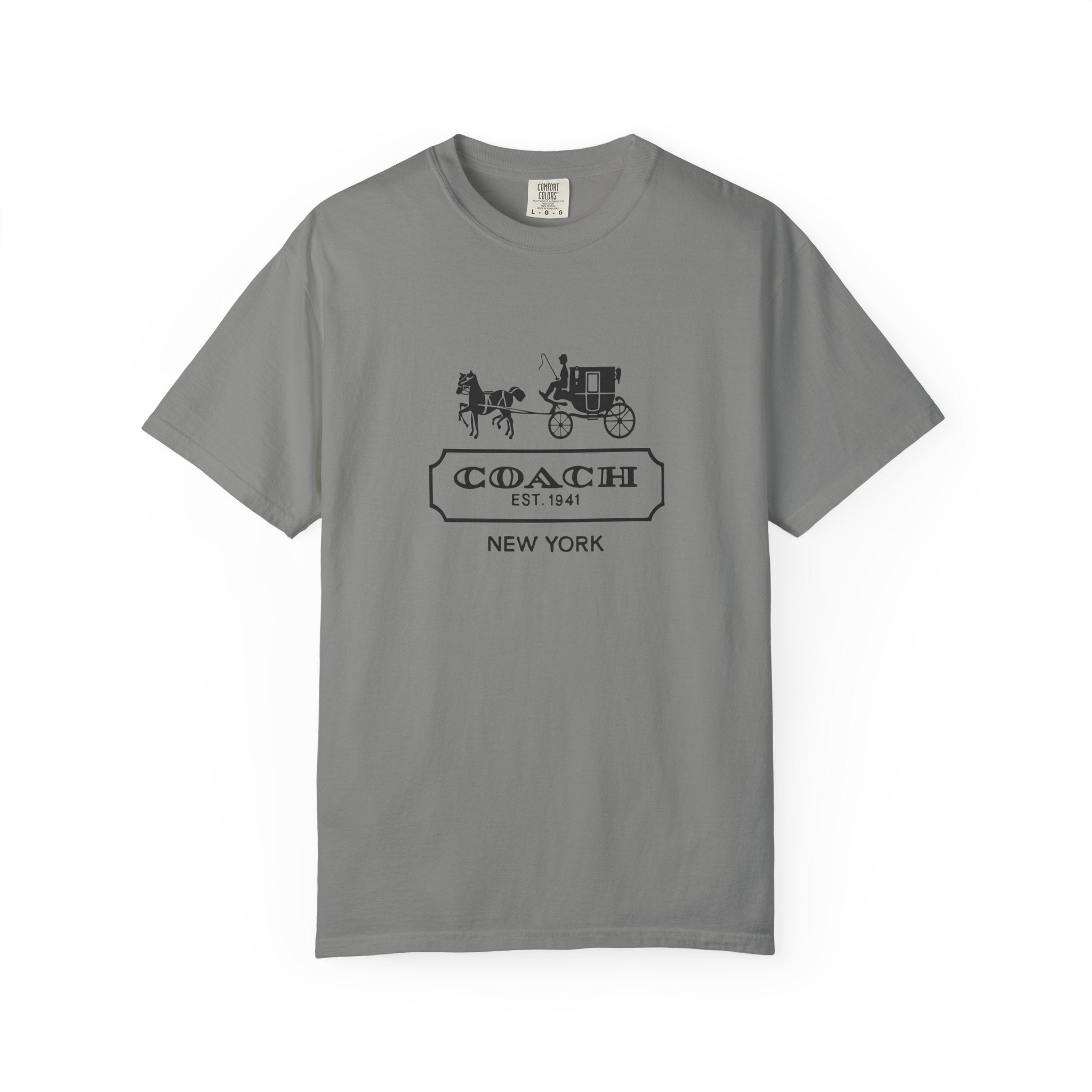 New York Coach Graphic Tee, Vintage-Inspired, Unisex