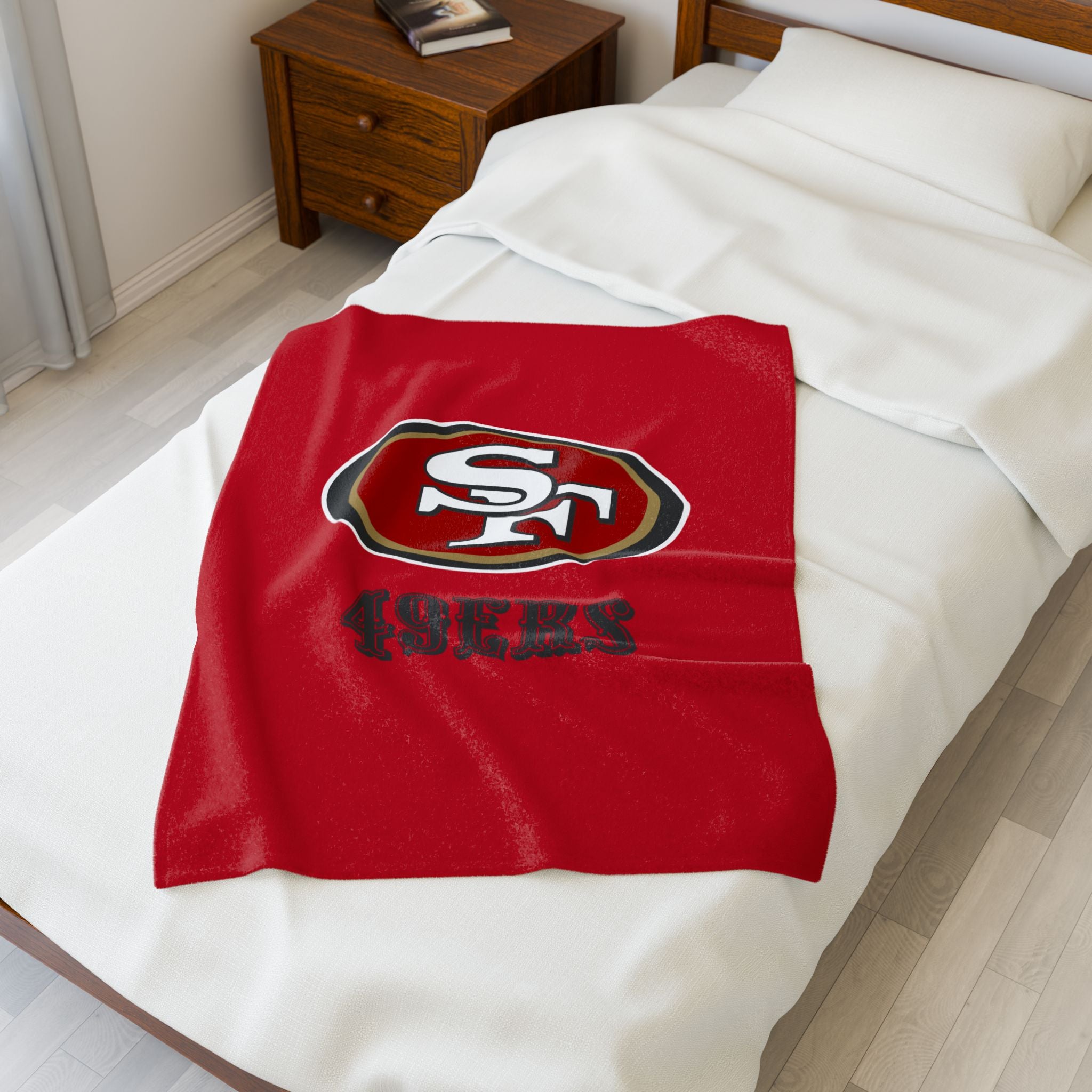 49ers, Cozy Sports Plush Throw Blanket