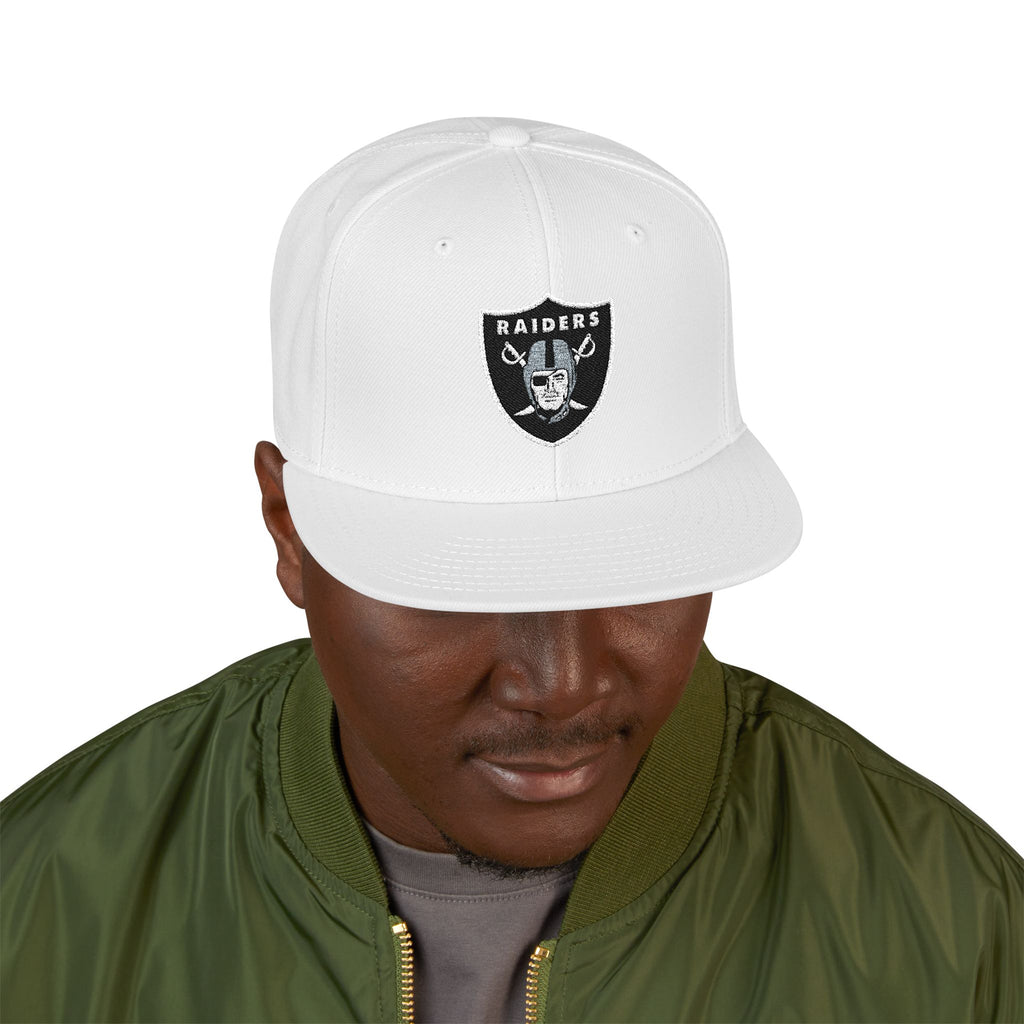 Raiders Embroidered Snapback Hat