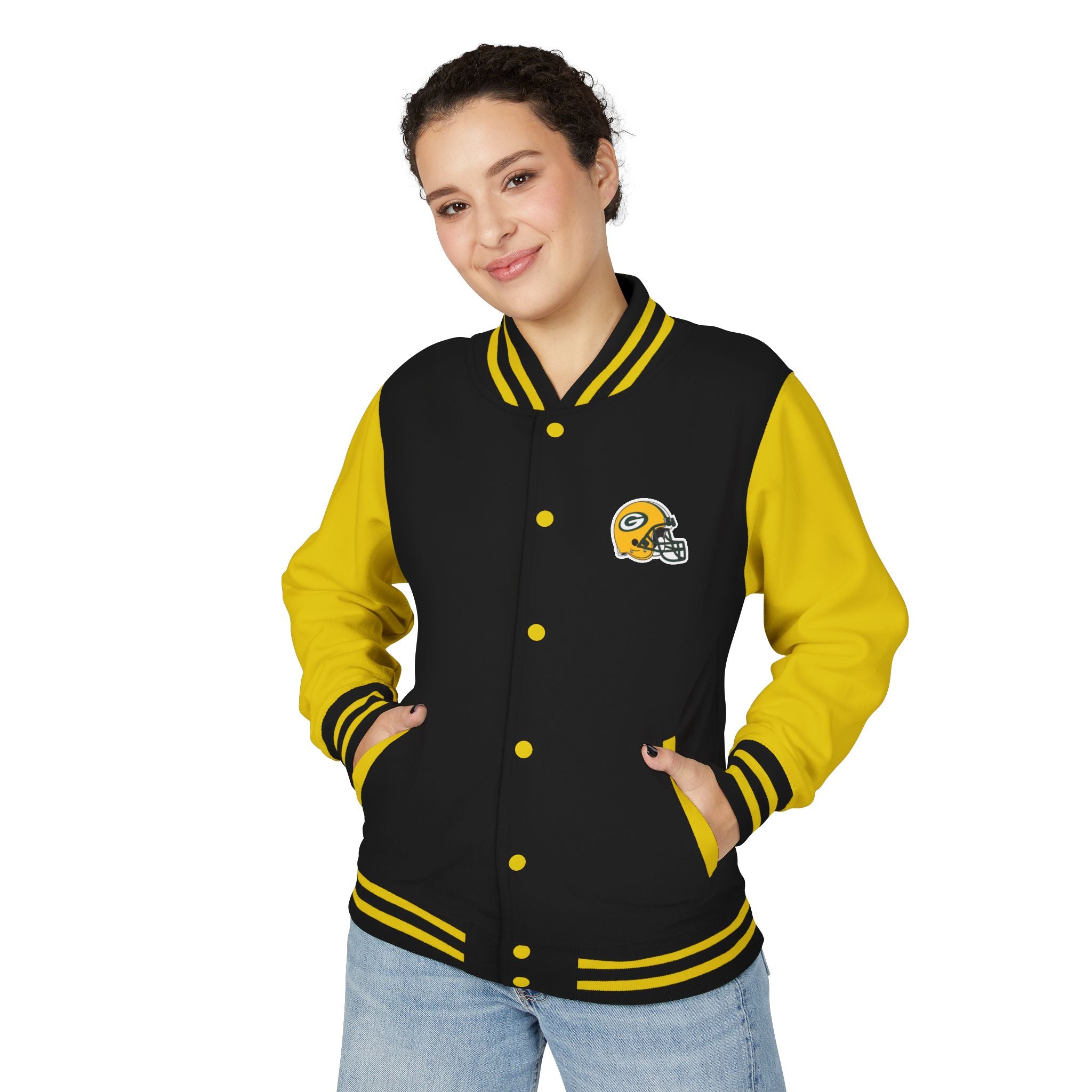 Green Bay Packers, Unisex Heavyweight Letterman Jacket