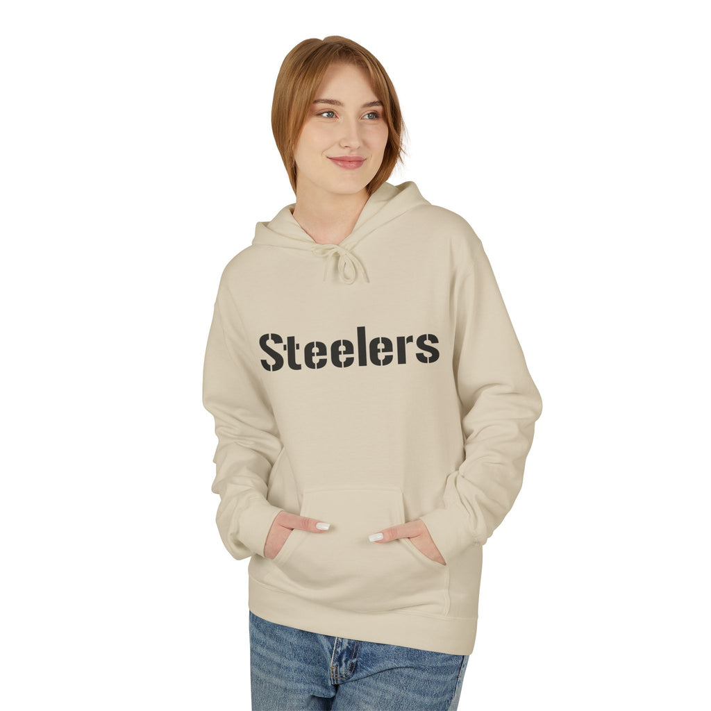 Cozy Steelers Fleece Hoodie, Unisex