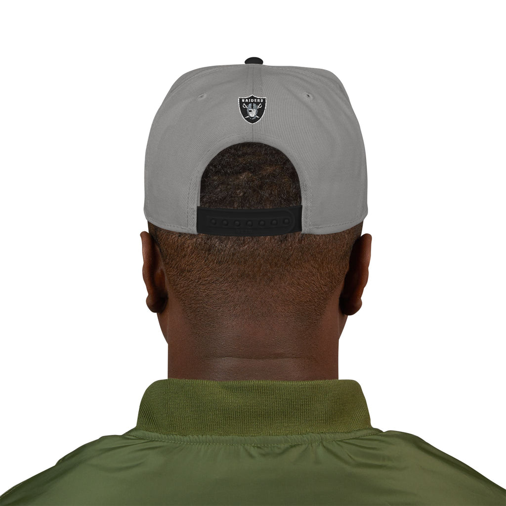 Raiders Embroidered Snapback Hat