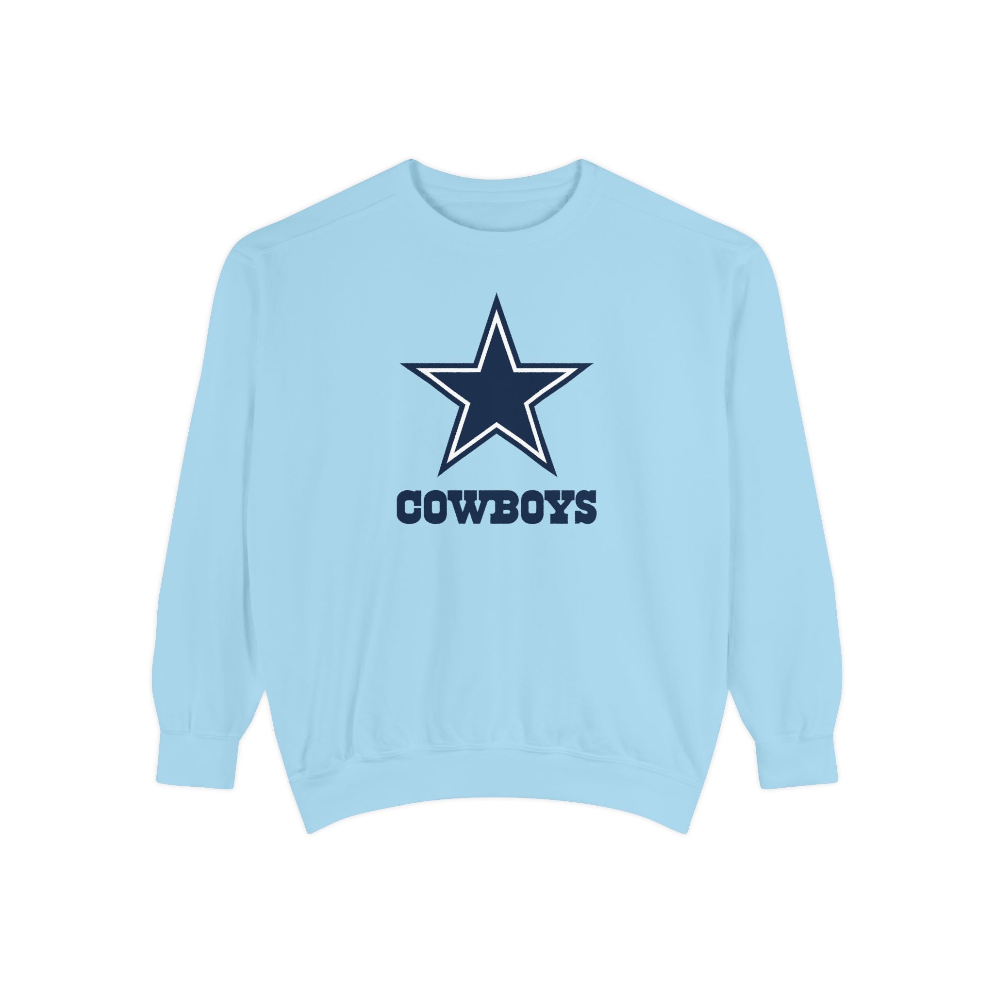 Cowboys, Unisex Garment-Dyed Sweatshirt