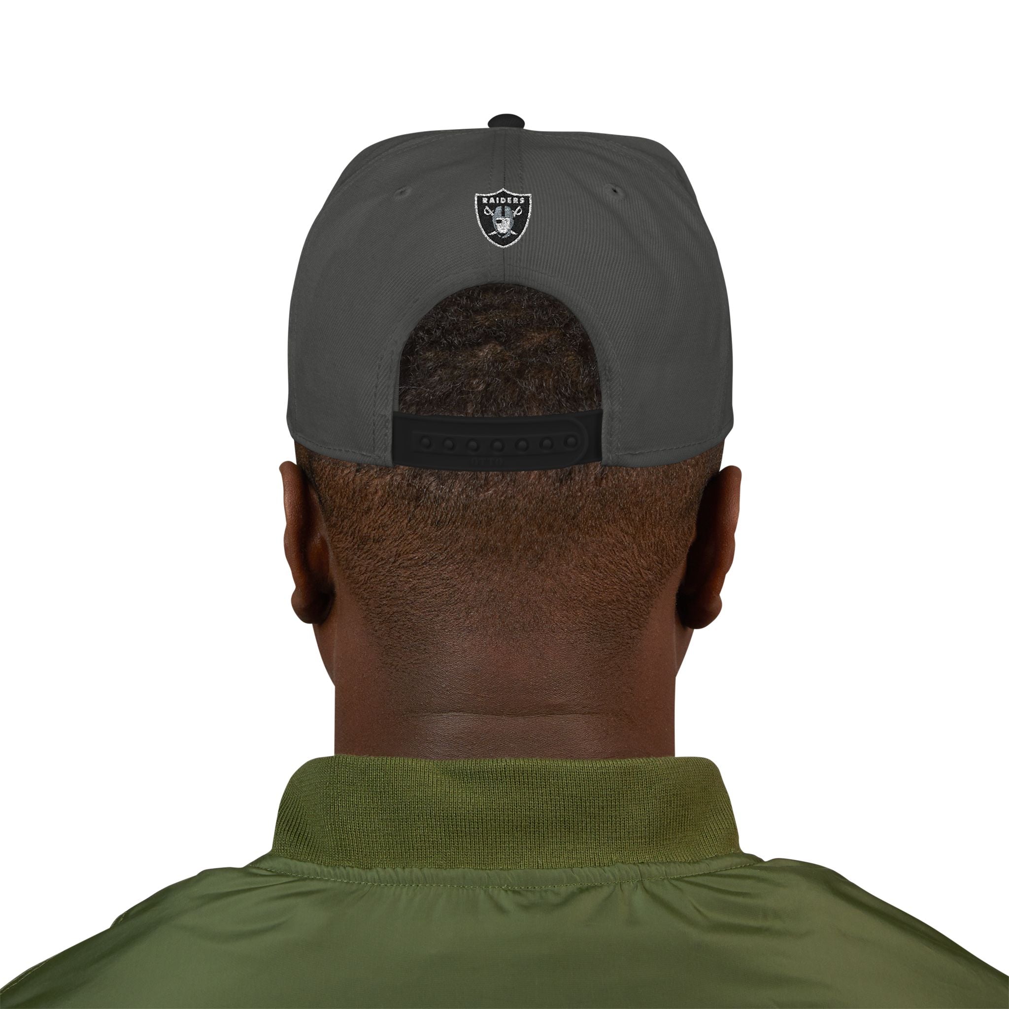 Raiders Embroidered Snapback Hat