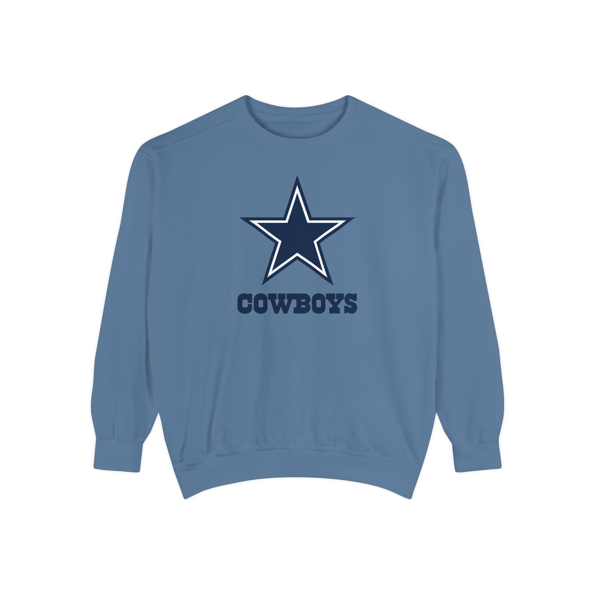Cowboys, Unisex Garment-Dyed Sweatshirt