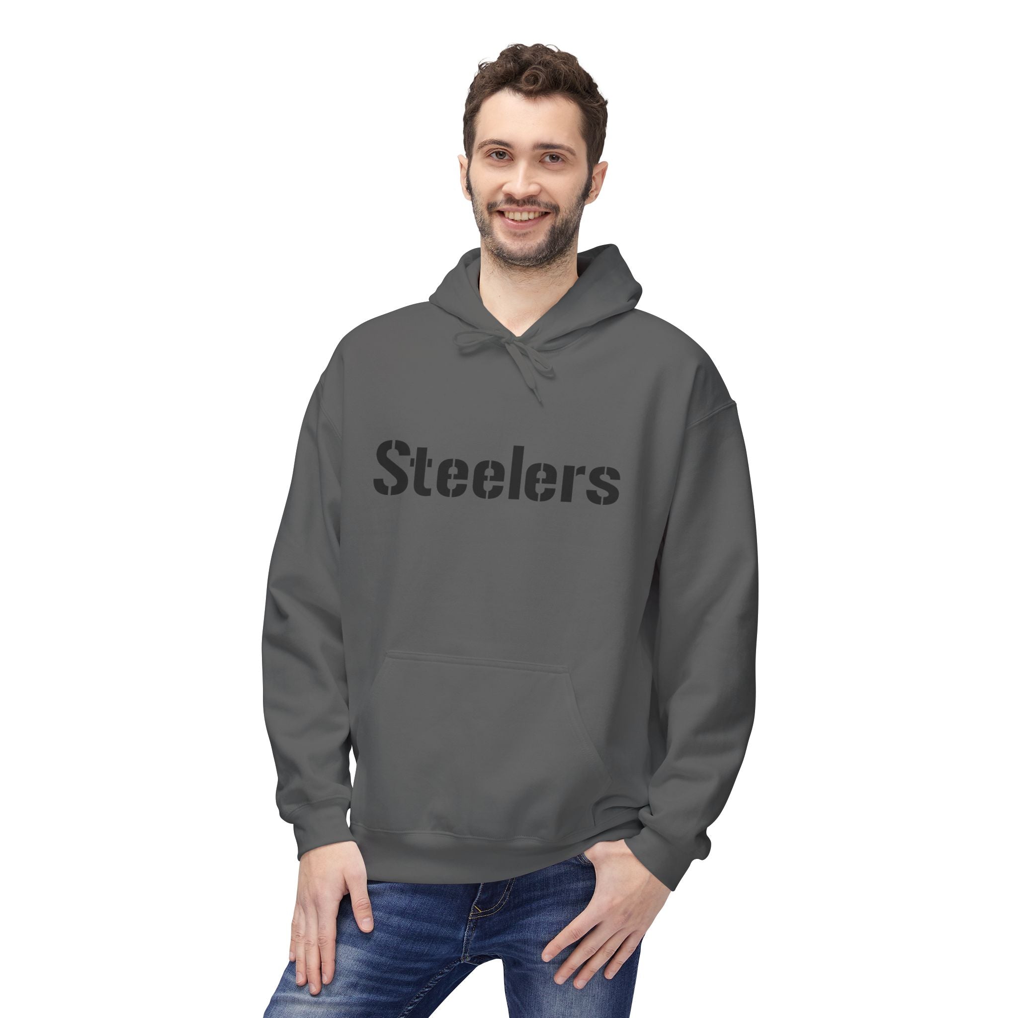 Cozy Steelers Fleece Hoodie, Unisex