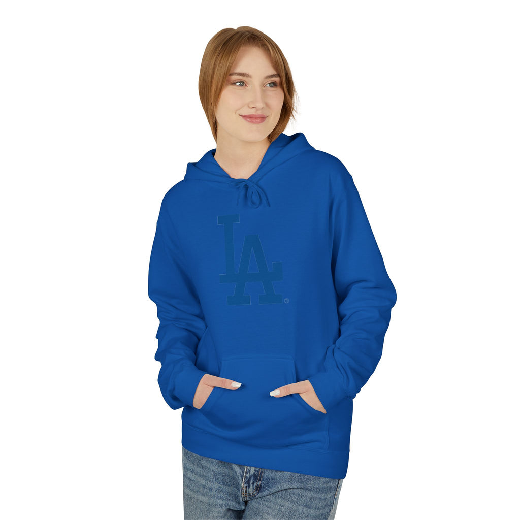 LA Dodgers Inspired Unisex Midweight Softstyle Fleece Hoodie