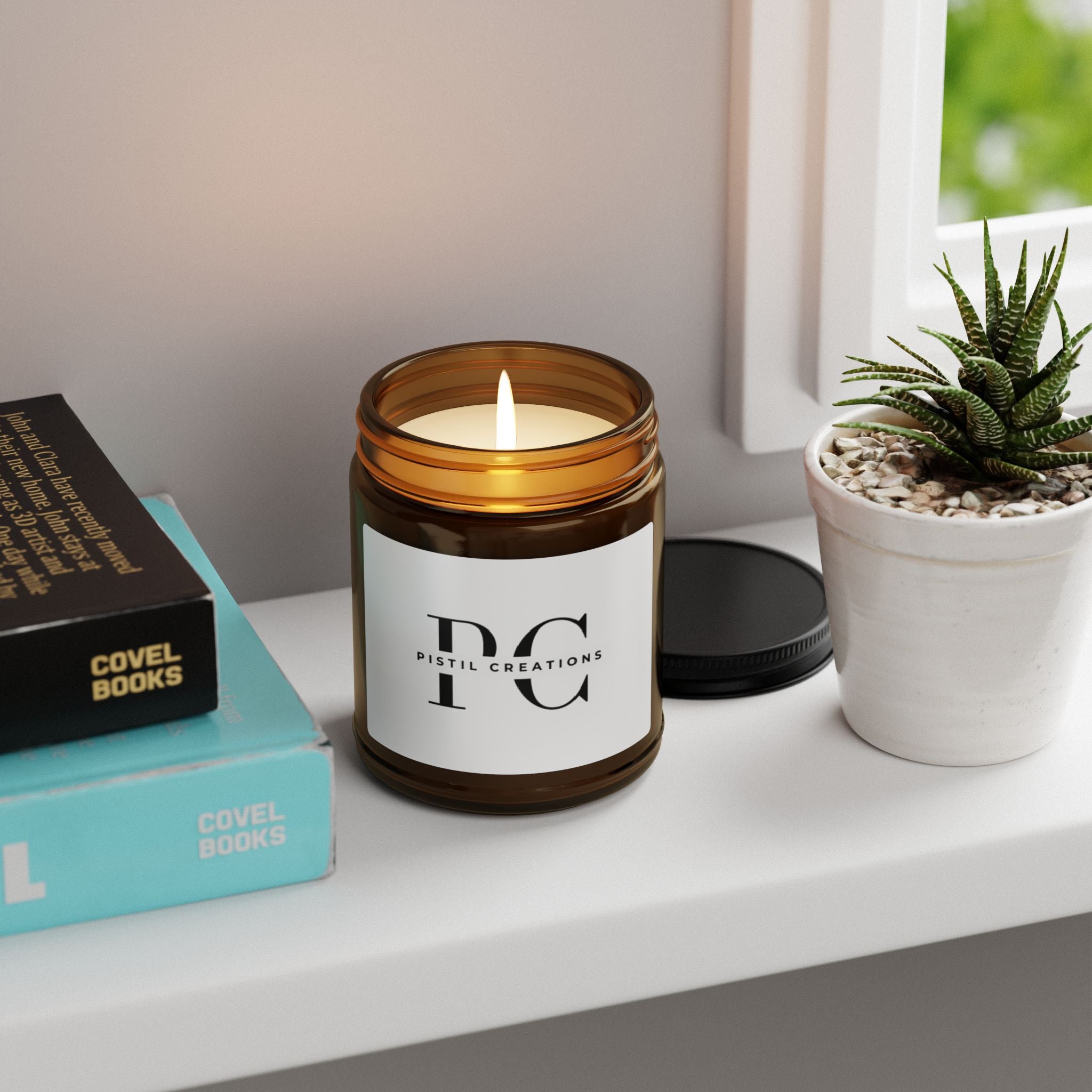 Aromatherapy Soy Candle, Relaxing Home Decor, Eco-Friendly Candle
