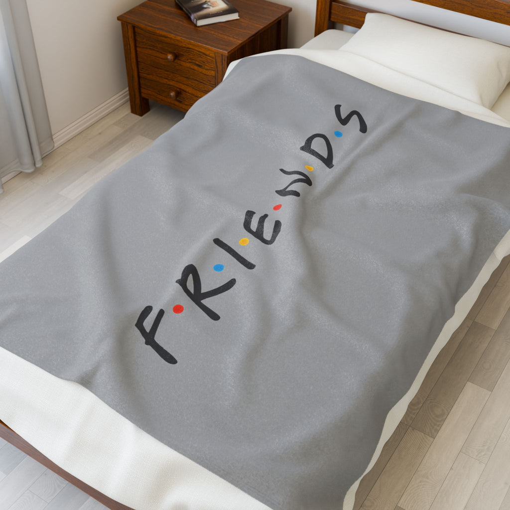 Friends Velveteen Plush Blanket